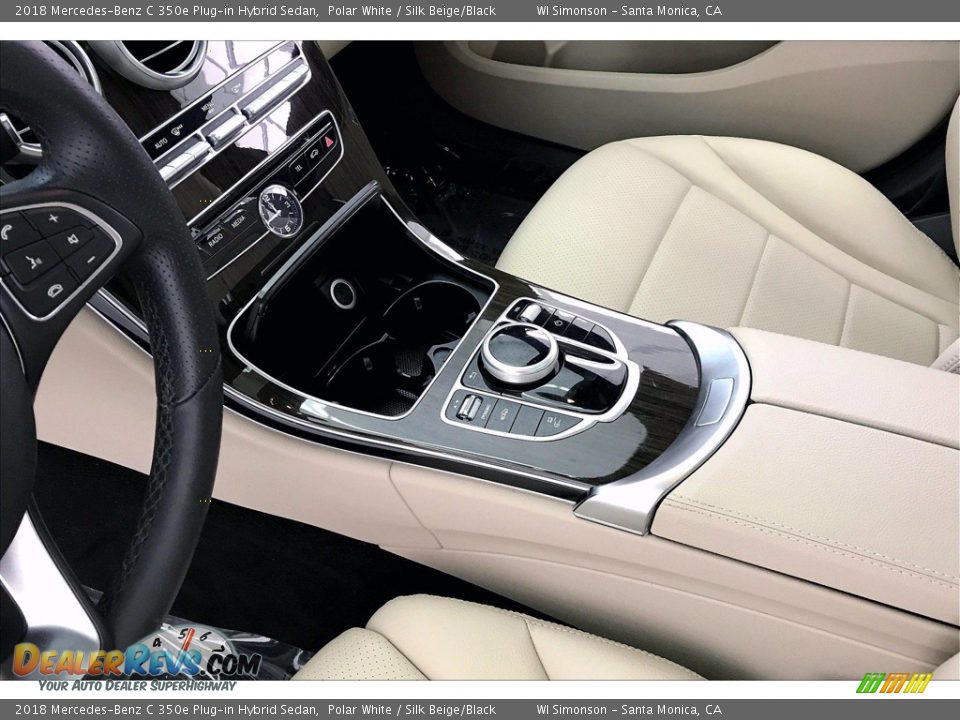 2018 Mercedes-Benz C 350e Plug-in Hybrid Sedan Polar White / Silk Beige/Black Photo #17