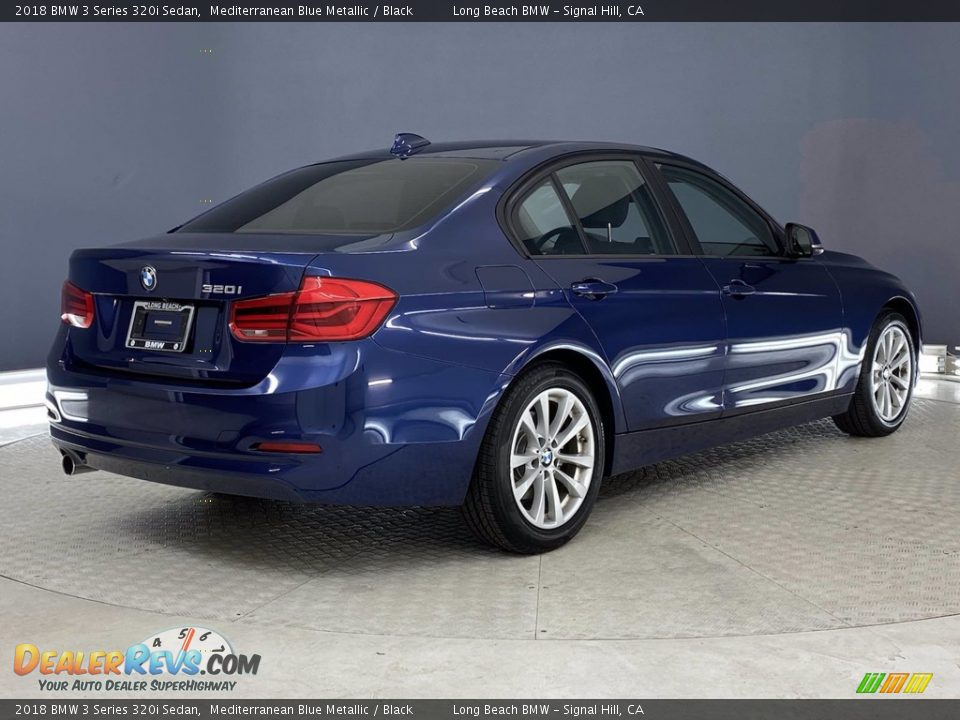 2018 BMW 3 Series 320i Sedan Mediterranean Blue Metallic / Black Photo #5