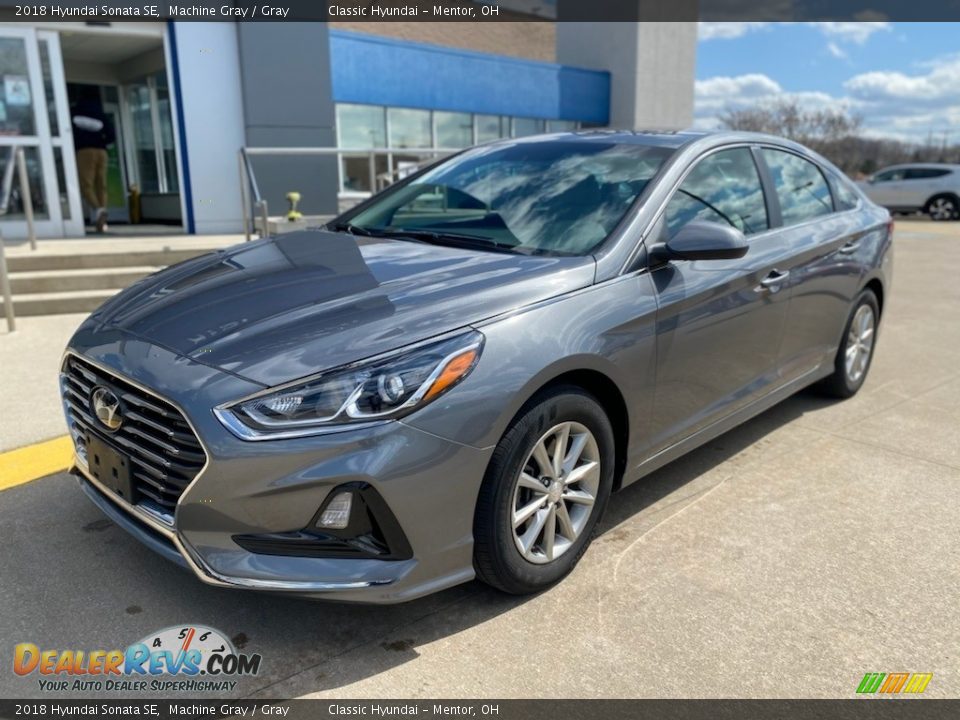 2018 Hyundai Sonata SE Machine Gray / Gray Photo #1