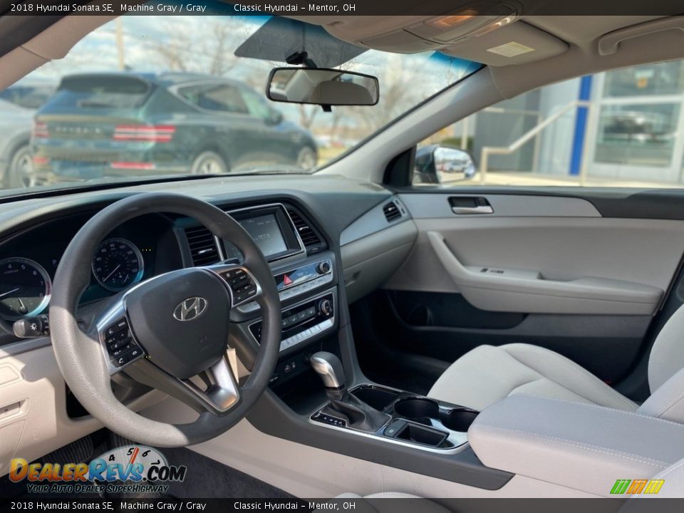 2018 Hyundai Sonata SE Machine Gray / Gray Photo #3