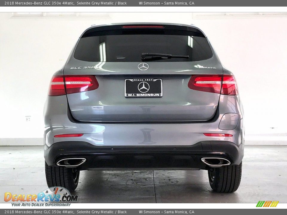 2018 Mercedes-Benz GLC 350e 4Matic Selenite Grey Metallic / Black Photo #3