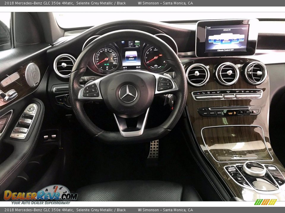 2018 Mercedes-Benz GLC 350e 4Matic Selenite Grey Metallic / Black Photo #4