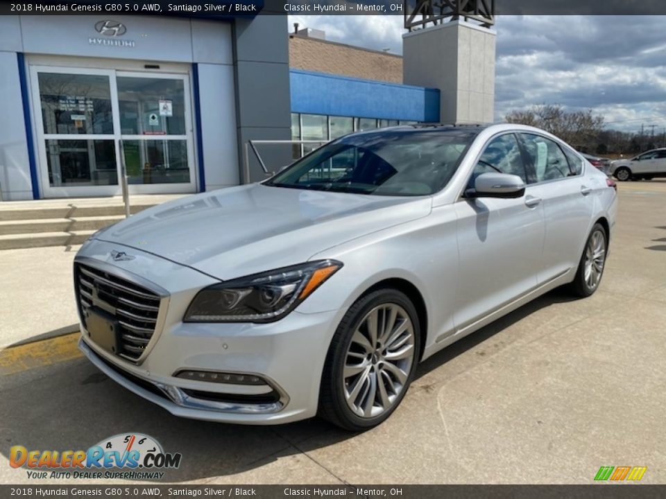 Front 3/4 View of 2018 Hyundai Genesis G80 5.0 AWD Photo #1