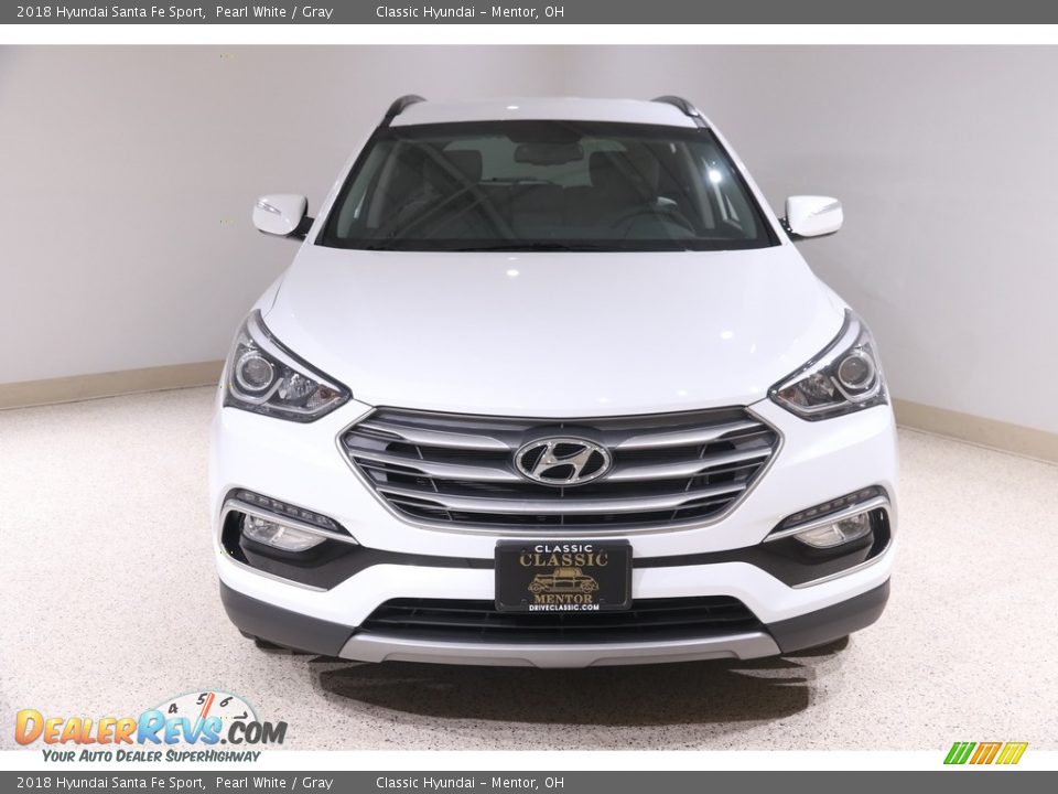 2018 Hyundai Santa Fe Sport Pearl White / Gray Photo #2