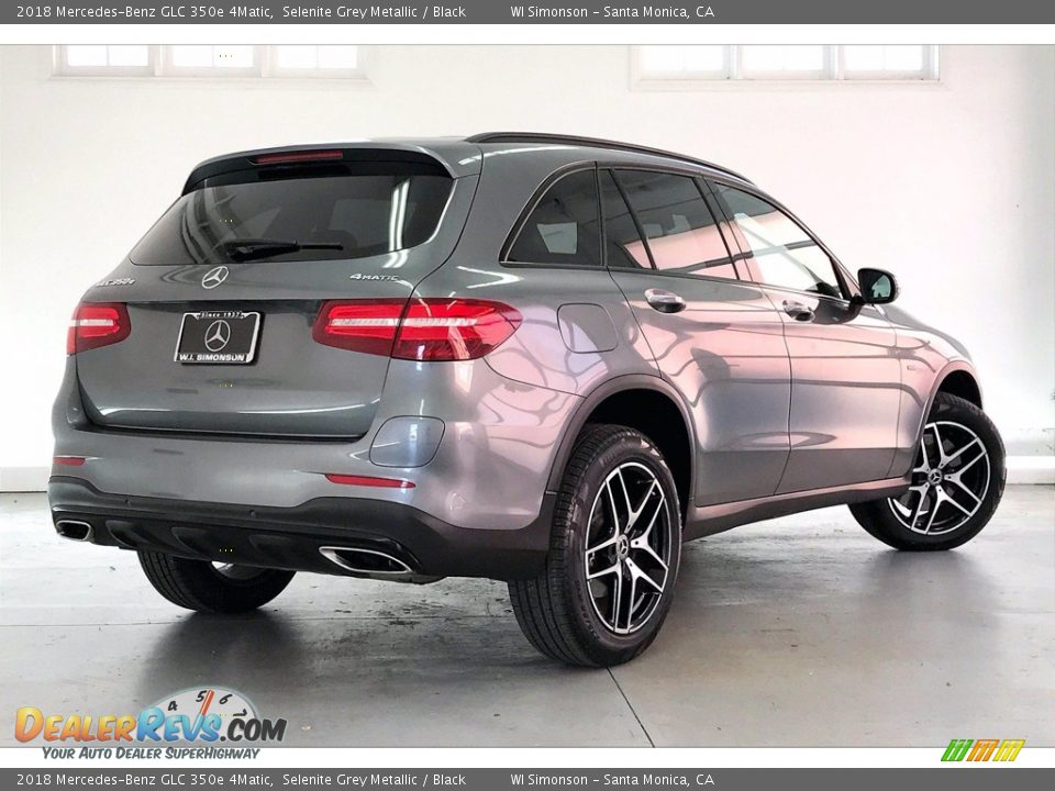 2018 Mercedes-Benz GLC 350e 4Matic Selenite Grey Metallic / Black Photo #13