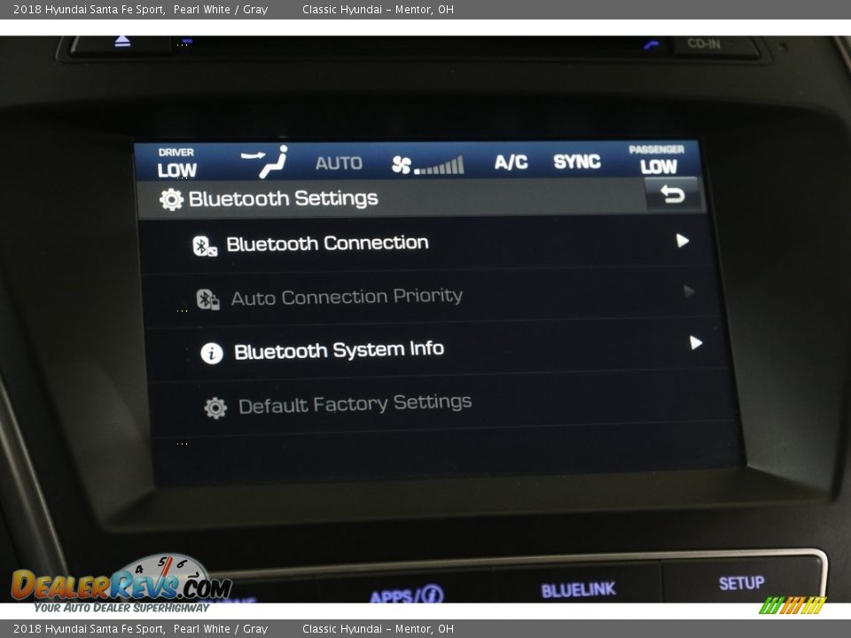 2018 Hyundai Santa Fe Sport Pearl White / Gray Photo #11