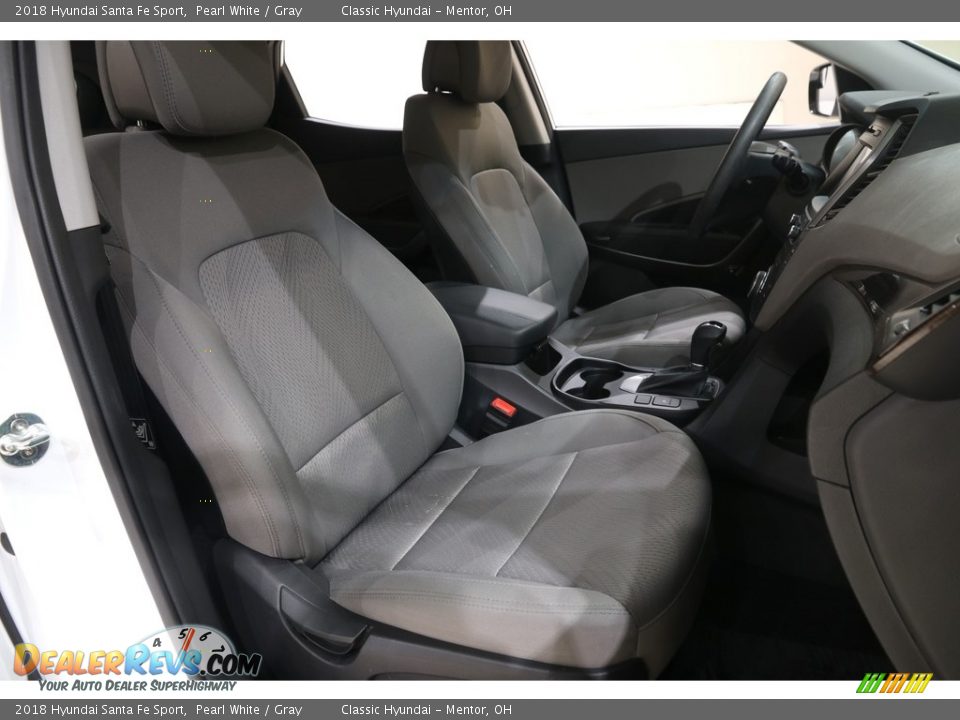 2018 Hyundai Santa Fe Sport Pearl White / Gray Photo #15