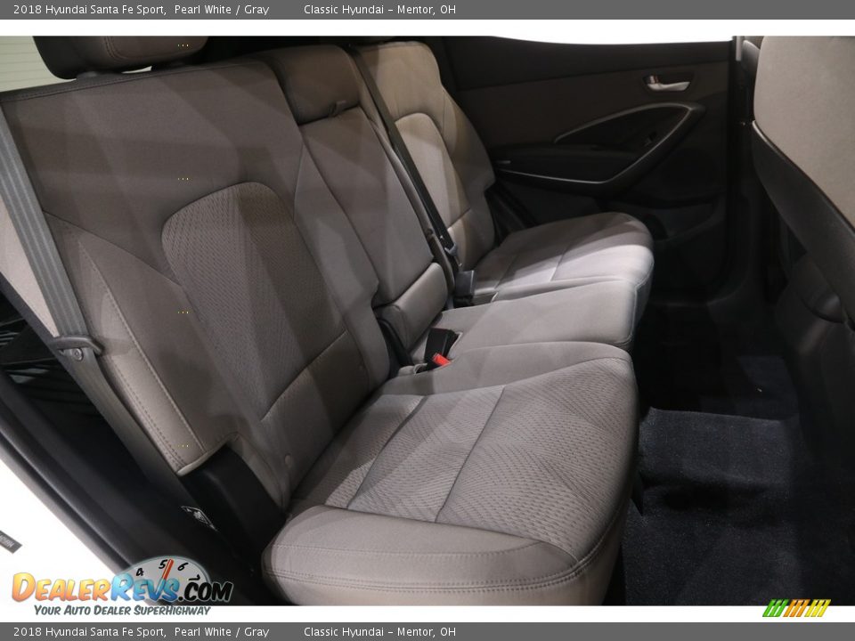 2018 Hyundai Santa Fe Sport Pearl White / Gray Photo #16