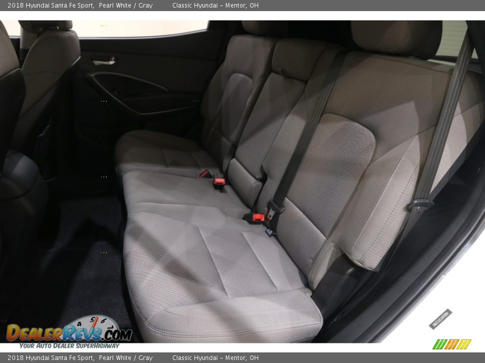 2018 Hyundai Santa Fe Sport Pearl White / Gray Photo #17