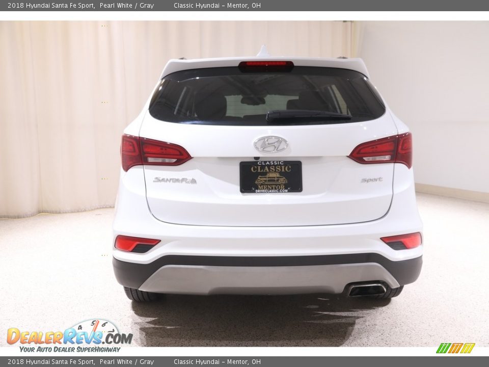 2018 Hyundai Santa Fe Sport Pearl White / Gray Photo #18