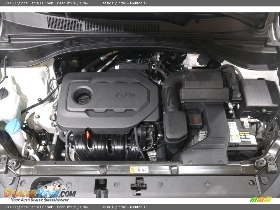 2018 Hyundai Santa Fe Sport Pearl White / Gray Photo #19