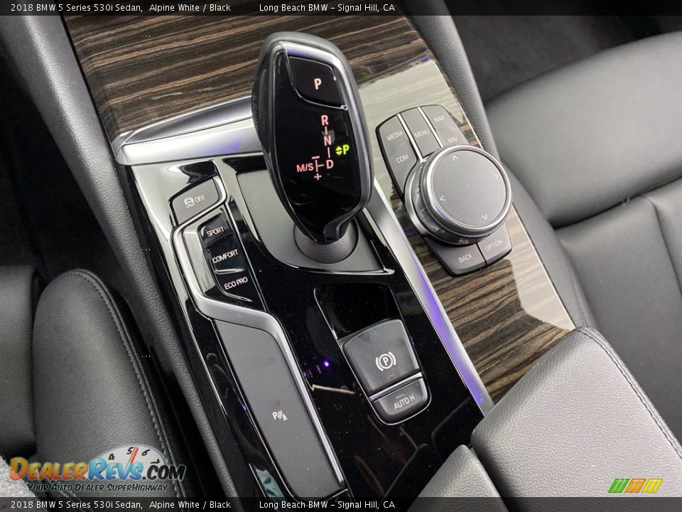 2018 BMW 5 Series 530i Sedan Alpine White / Black Photo #27