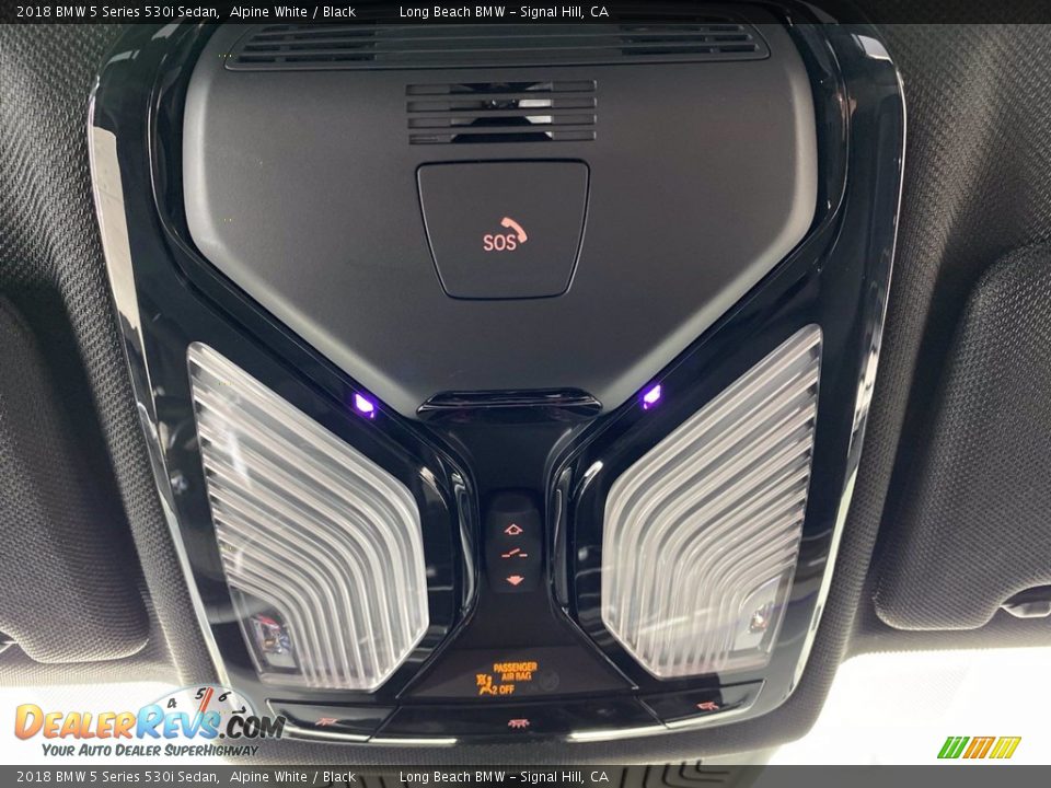 2018 BMW 5 Series 530i Sedan Alpine White / Black Photo #30