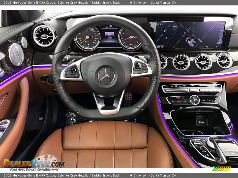 Dashboard of 2018 Mercedes-Benz E 400 Coupe Photo #4