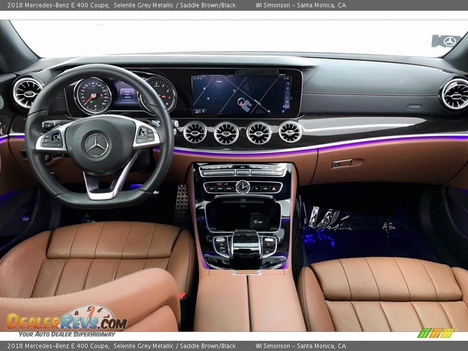 Saddle Brown/Black Interior - 2018 Mercedes-Benz E 400 Coupe Photo #15