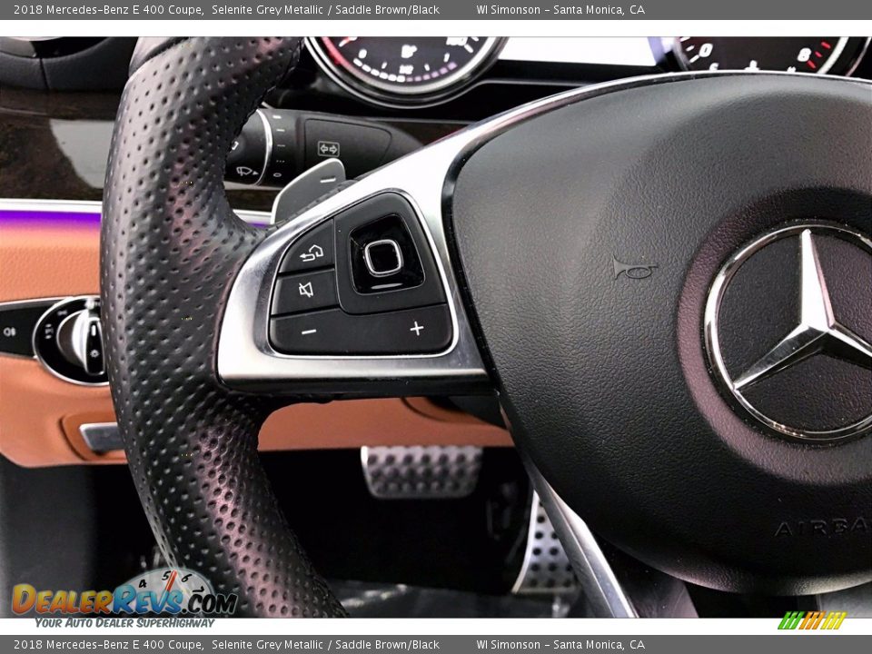 2018 Mercedes-Benz E 400 Coupe Steering Wheel Photo #21