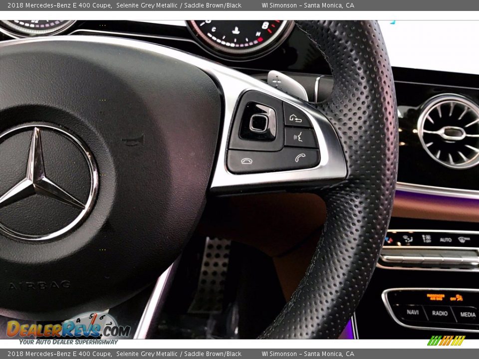 2018 Mercedes-Benz E 400 Coupe Steering Wheel Photo #22