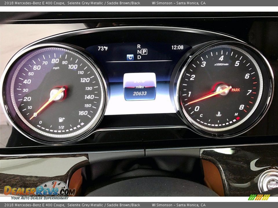 2018 Mercedes-Benz E 400 Coupe Gauges Photo #23