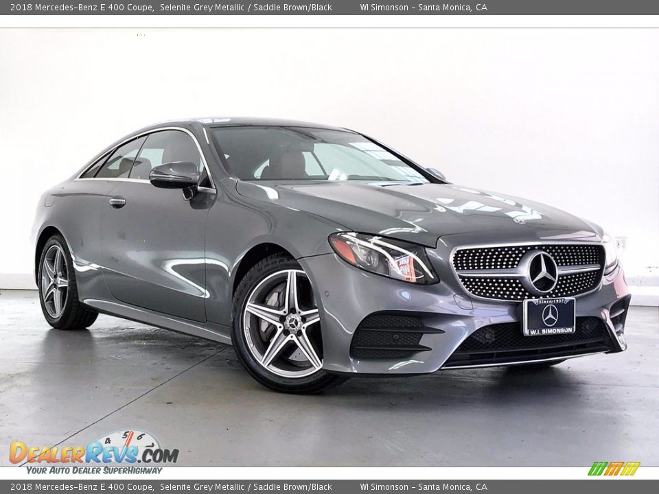 Front 3/4 View of 2018 Mercedes-Benz E 400 Coupe Photo #34