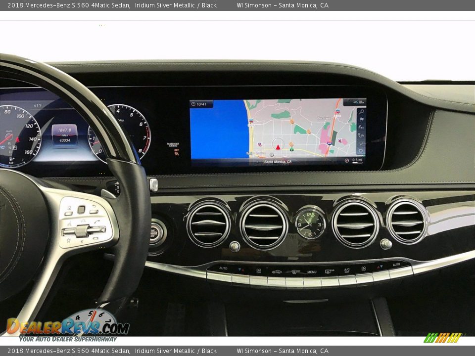 2018 Mercedes-Benz S 560 4Matic Sedan Iridium Silver Metallic / Black Photo #5