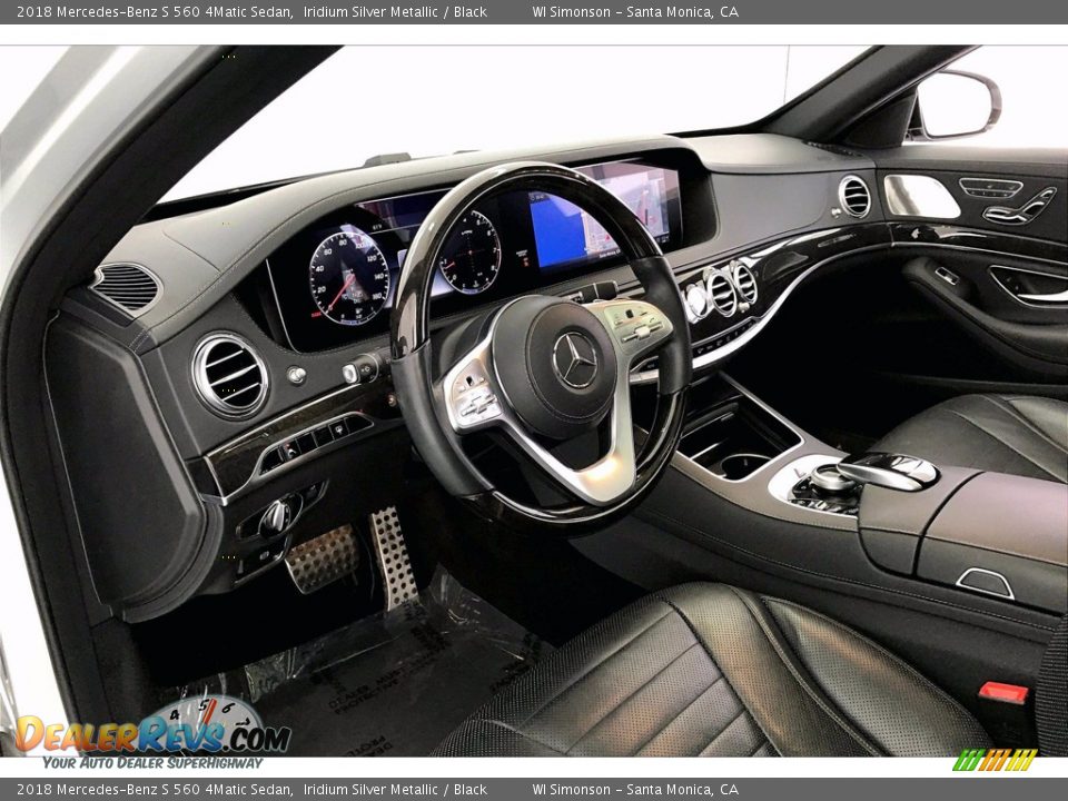 2018 Mercedes-Benz S 560 4Matic Sedan Iridium Silver Metallic / Black Photo #14