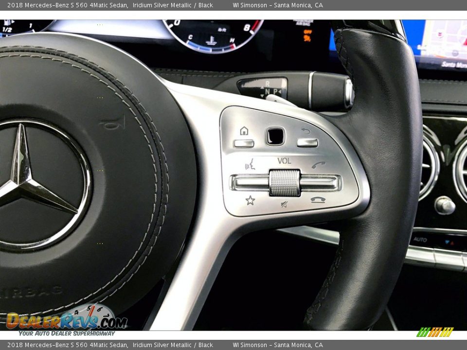 2018 Mercedes-Benz S 560 4Matic Sedan Steering Wheel Photo #22