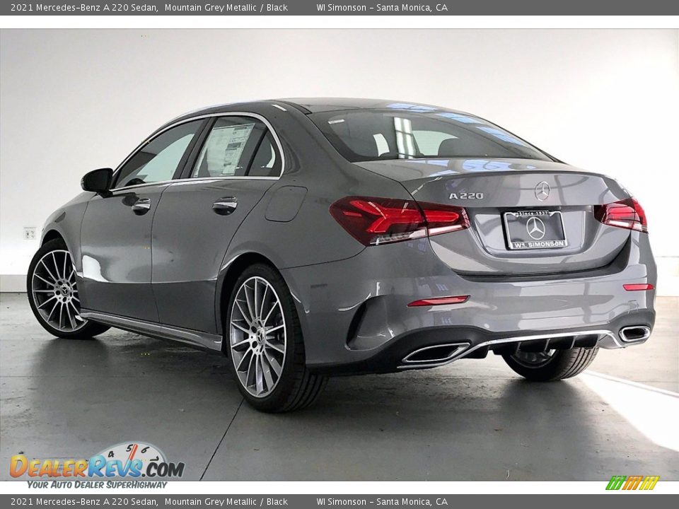 2021 Mercedes-Benz A 220 Sedan Mountain Grey Metallic / Black Photo #2