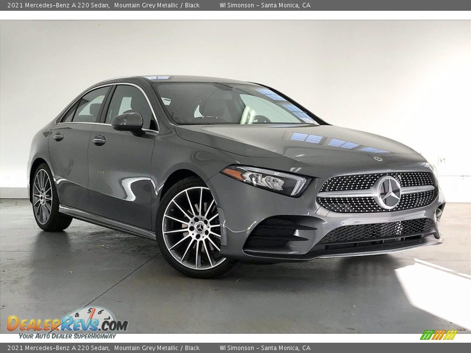 2021 Mercedes-Benz A 220 Sedan Mountain Grey Metallic / Black Photo #12