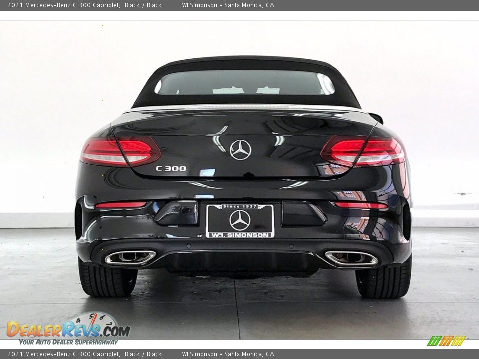 2021 Mercedes-Benz C 300 Cabriolet Black / Black Photo #3