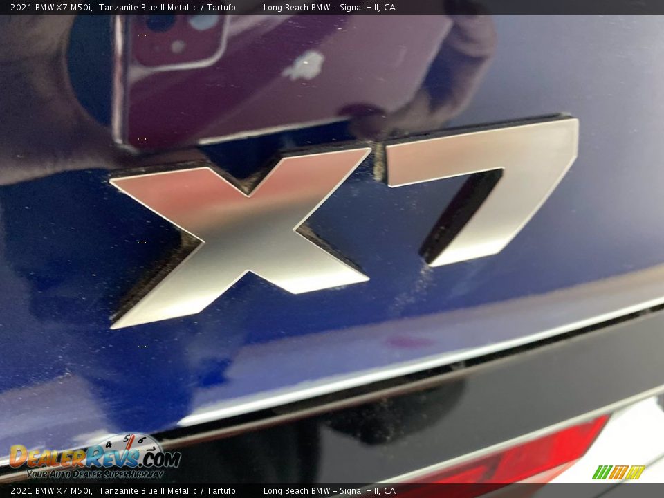 2021 BMW X7 M50i Tanzanite Blue II Metallic / Tartufo Photo #8