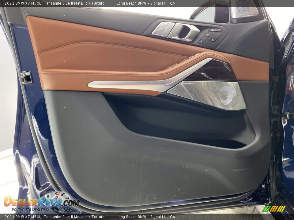 2021 BMW X7 M50i Tanzanite Blue II Metallic / Tartufo Photo #11