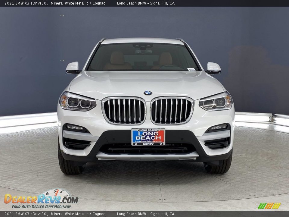 2021 BMW X3 sDrive30i Mineral White Metallic / Cognac Photo #2