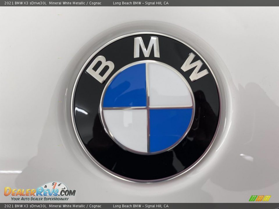 2021 BMW X3 sDrive30i Mineral White Metallic / Cognac Photo #5
