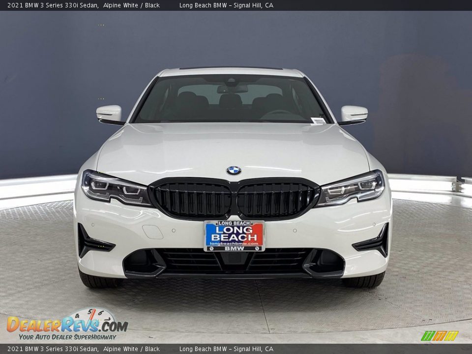 2021 BMW 3 Series 330i Sedan Alpine White / Black Photo #2
