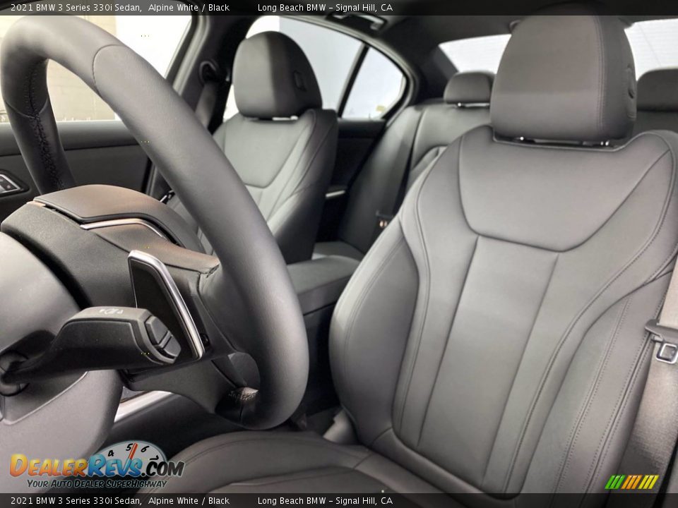 2021 BMW 3 Series 330i Sedan Alpine White / Black Photo #13