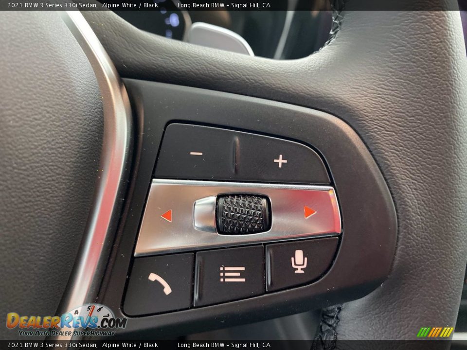 2021 BMW 3 Series 330i Sedan Alpine White / Black Photo #16