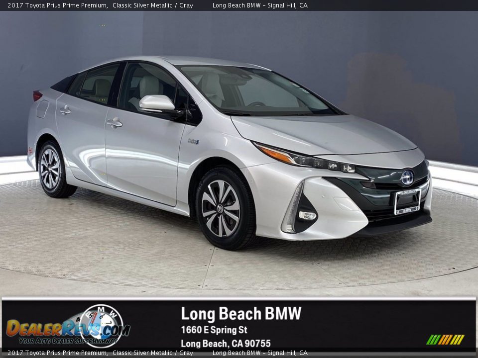 2017 Toyota Prius Prime Premium Classic Silver Metallic / Gray Photo #1