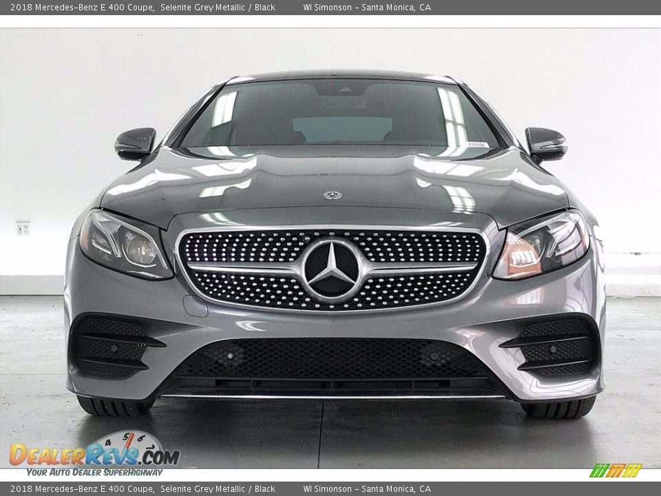 2018 Mercedes-Benz E 400 Coupe Selenite Grey Metallic / Black Photo #2