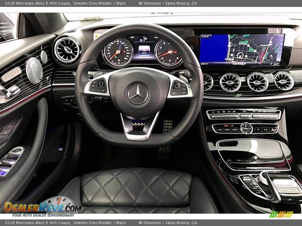 2018 Mercedes-Benz E 400 Coupe Selenite Grey Metallic / Black Photo #4