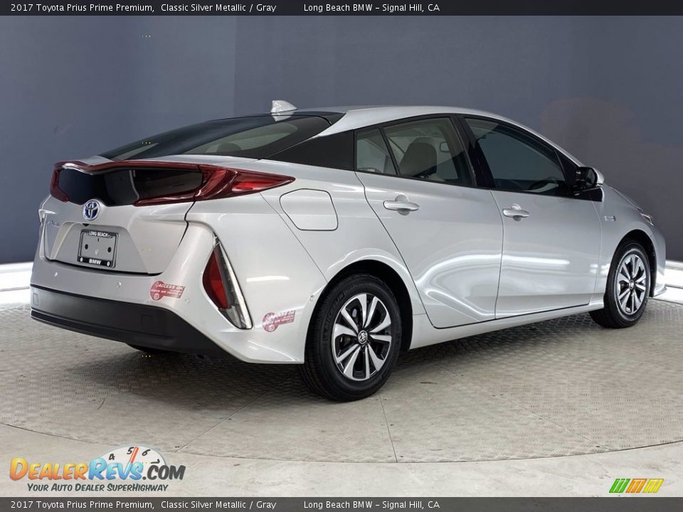 2017 Toyota Prius Prime Premium Classic Silver Metallic / Gray Photo #5