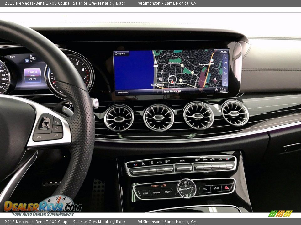 2018 Mercedes-Benz E 400 Coupe Selenite Grey Metallic / Black Photo #5