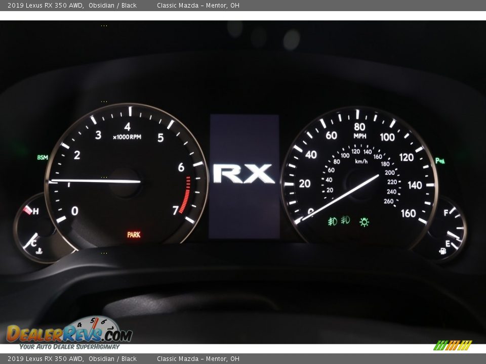2019 Lexus RX 350 AWD Obsidian / Black Photo #7