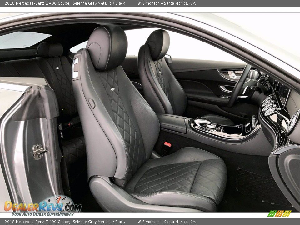 2018 Mercedes-Benz E 400 Coupe Selenite Grey Metallic / Black Photo #6