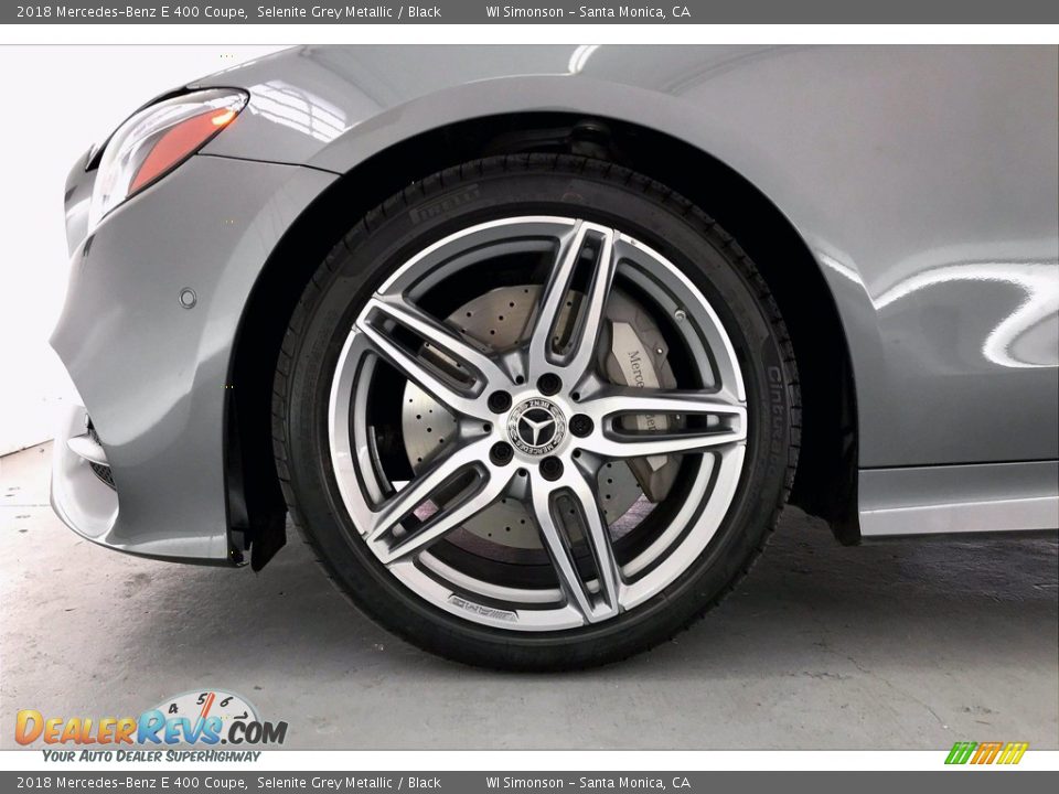 2018 Mercedes-Benz E 400 Coupe Selenite Grey Metallic / Black Photo #7