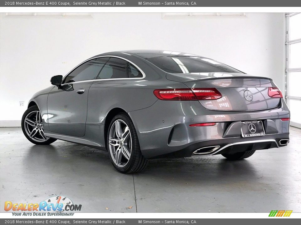 2018 Mercedes-Benz E 400 Coupe Selenite Grey Metallic / Black Photo #9
