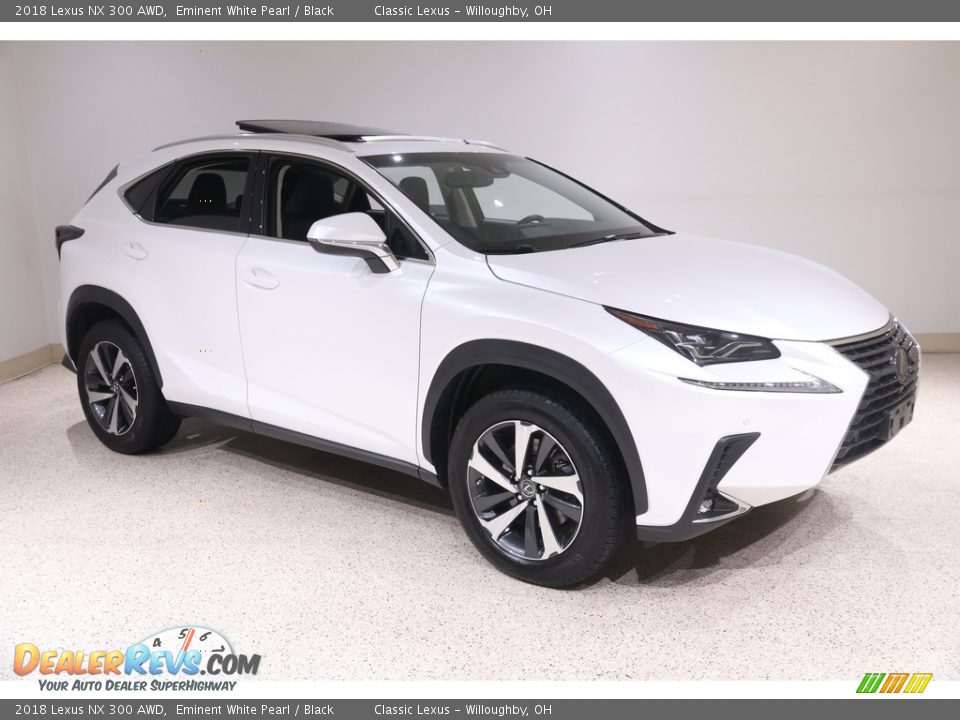 2018 Lexus NX 300 AWD Eminent White Pearl / Black Photo #1