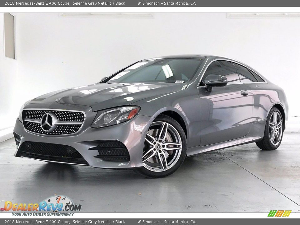 2018 Mercedes-Benz E 400 Coupe Selenite Grey Metallic / Black Photo #11
