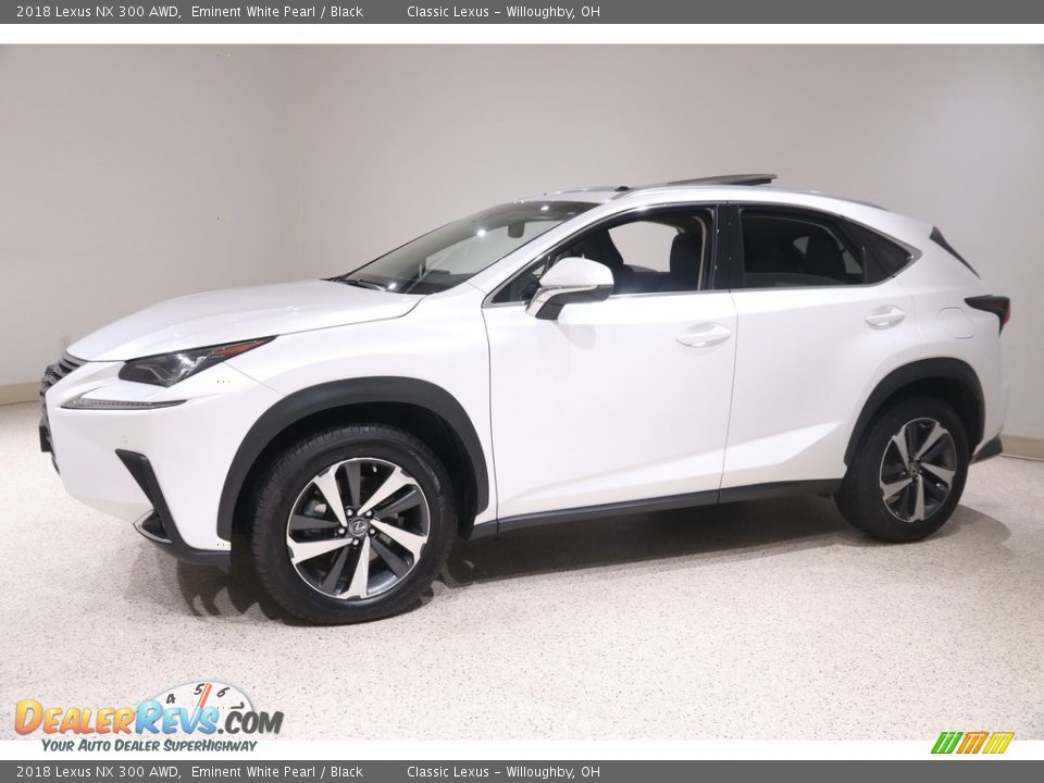 2018 Lexus NX 300 AWD Eminent White Pearl / Black Photo #3