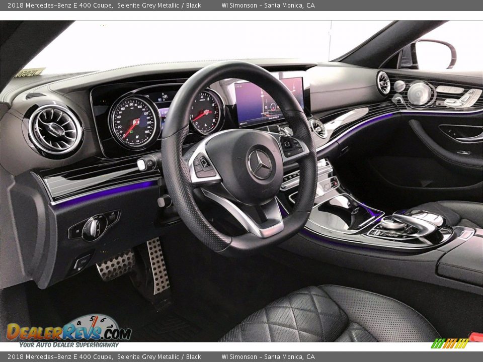 2018 Mercedes-Benz E 400 Coupe Selenite Grey Metallic / Black Photo #13