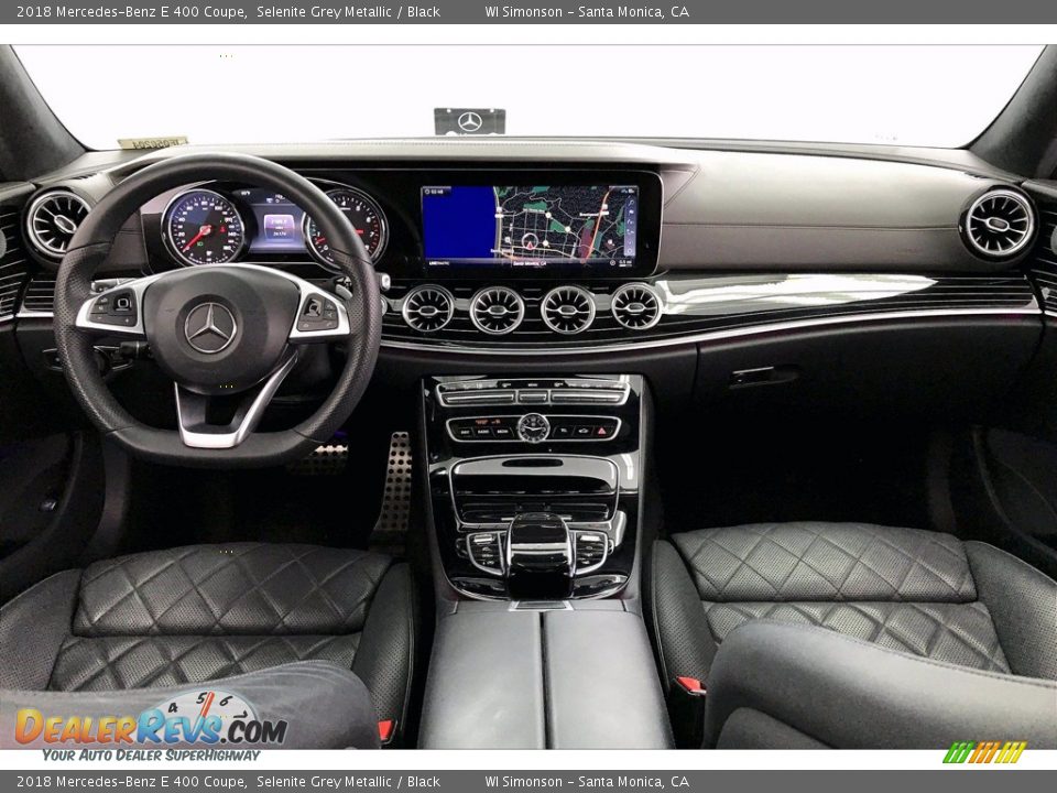 2018 Mercedes-Benz E 400 Coupe Selenite Grey Metallic / Black Photo #14